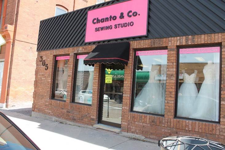 Chanto & Co. sewing studio, knitting supplies store on Renfrew 